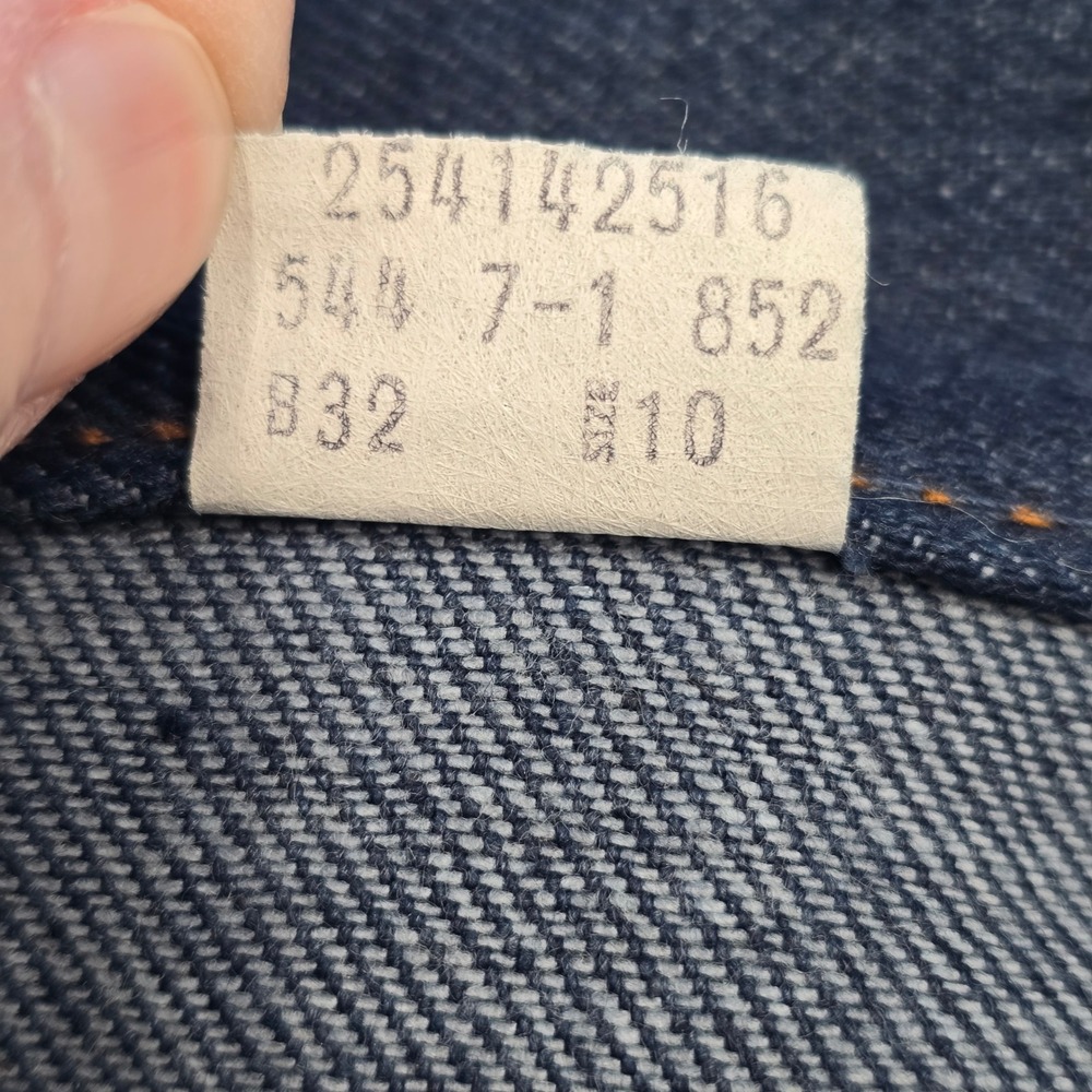 VTG 1981 Levi's 25414 Orange Tab Jeans NOS 27x34‎ Deadstock High Rise 517 USA - Picture 5 of 11